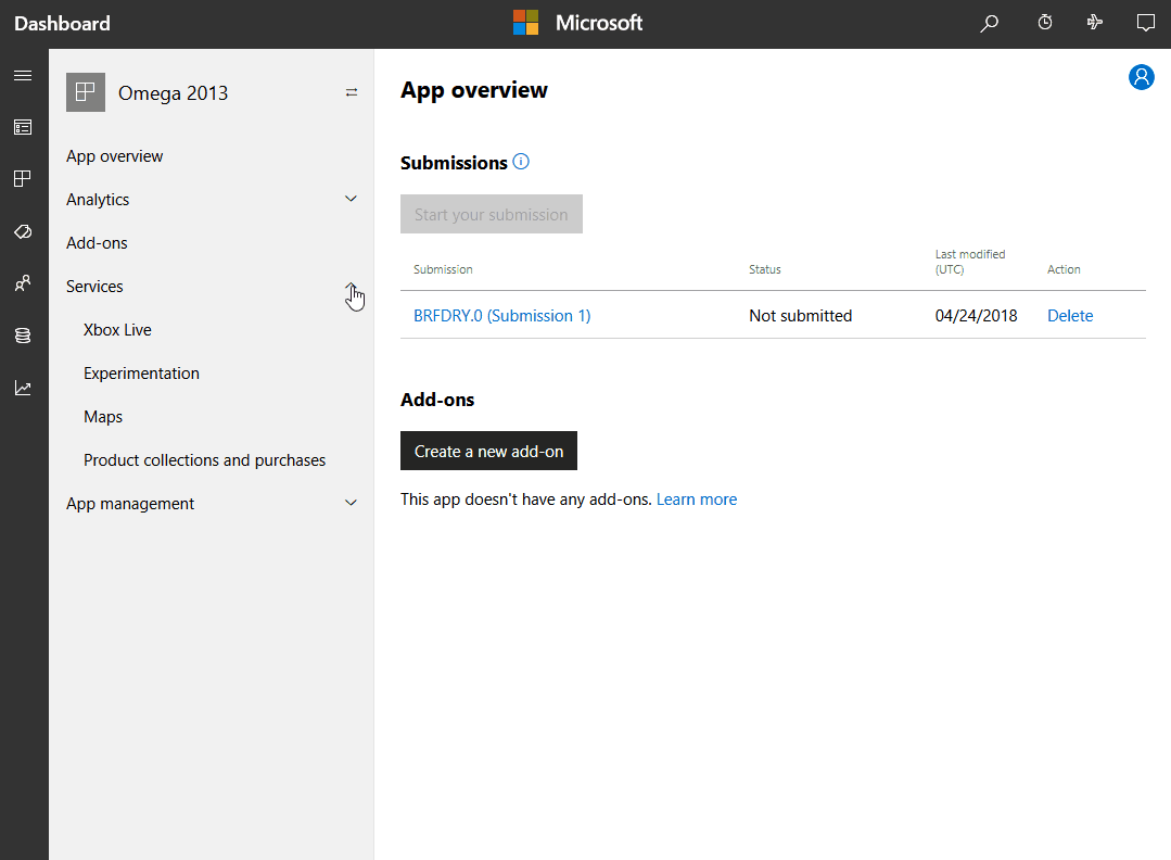 Animated gif of the process of downloading the Events Manifest file