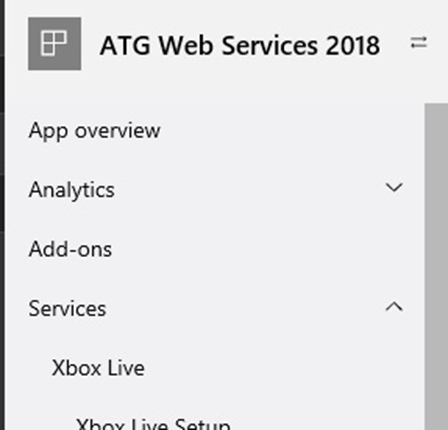 image of xbox live in partner center