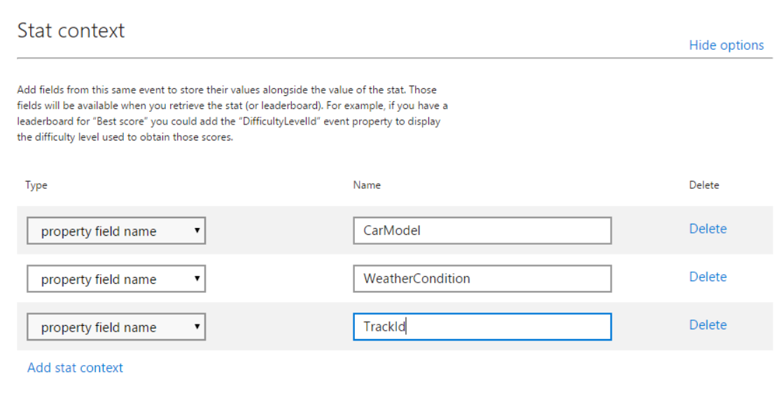 Stat Metadata