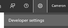Developer settings image
